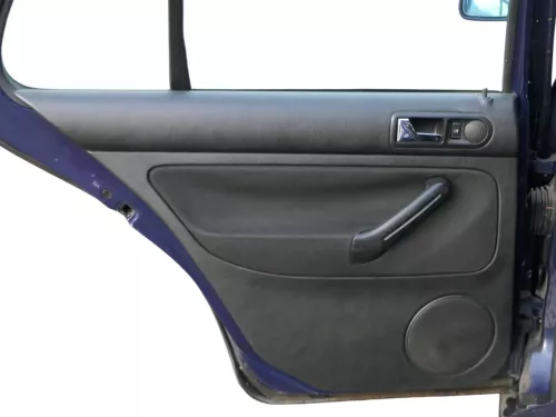 1x VW Golf 4 1J Limousine Türverkleidung Verkleidung Tür hinten links schwarz