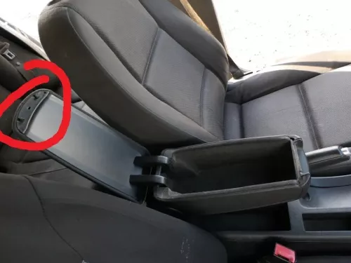 A4 B6 B7 8E Mittelarmlehne Armlehne original soul dunkelgrau - Deckel beachten!