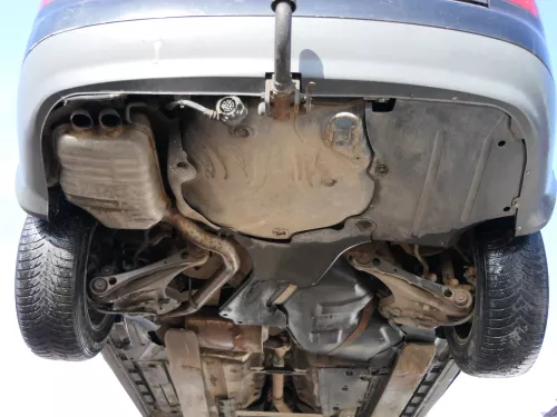 Audi A4 8E B6 Auspuff Endschalldämpfer Endtopf + Mittelschalldämpfer 1,9 TDI AWX