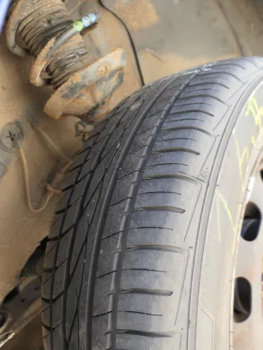 4x VW Golf 4 Bora 195/65 R15 91V Sommerreifen 6jx15H2 ET38 ca. 4-6,5mm Reifen (185174)