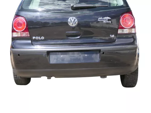VW Polo 9N 9N3 Stoßstange Heckstoßstange hinten schwarz LC9Z (185206)