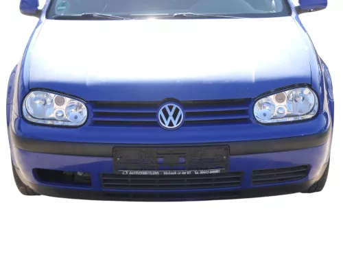 VW Golf 4 1J Stoßstange vorne Stoßfänger vorn blau LA5C
