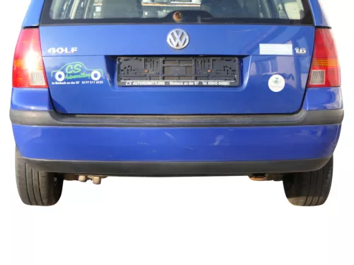 VW Golf 4 Bora Kombi Stoßstange hinten Heckstoßstange Stoßfänger blau LA5C (185211)