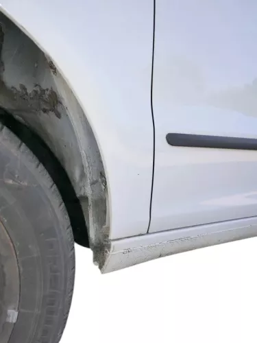 VW Fox Kotflügel vorne links weiß LB9A (185226)
