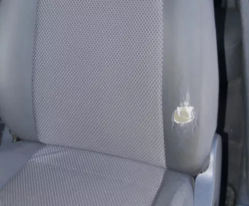 VW Fox Sitz Fahrersitz vorne links OHNEAirbag höhenverstellbar (185241)