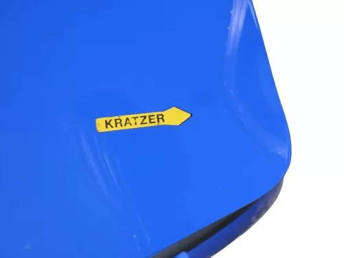 VW Polo 9N3 9N Heckklappe Kofferraumklappe Klappe blau LA5F ohne Anbauteile (185250)