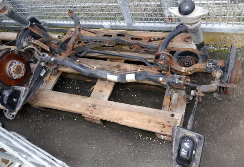 Audi A3 8P Achse hinten Hinterachse Achsträger Radlager Achsschenkel Achsnabe (9999039)