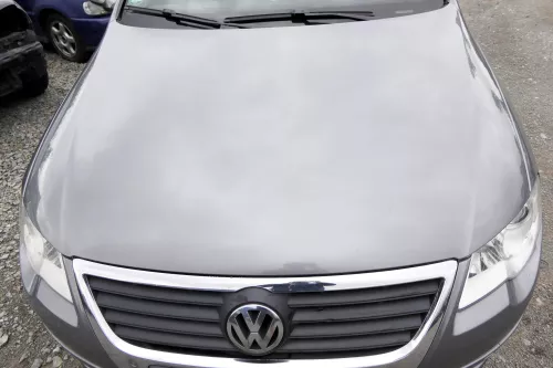 VW Passat 3C Motorhaube Klappe vorne vorn Haube grau LA7T