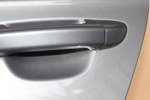 VW Passat 3C Kombi Variant Tür hinten links grau LA7T - OHNE Anbauteile (9999237)