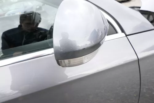 VW Passat 3C elektrischer Spiegel Außenspiegel rechts mit Glas Blinke grau LA7T (9999247)