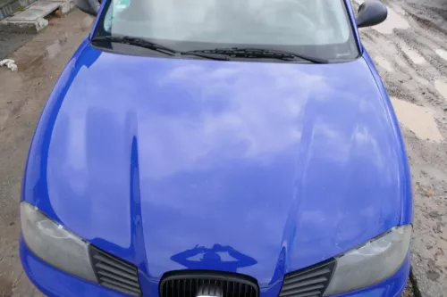 Seat Ibiza 6L Motorhaube Haube Klappe vorne blau LS5G 6L0823031D