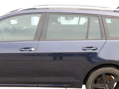 Golf 7 5G Variant Kombi Tür hinten links 4/5-Türer blau LH5X - ohne Anbauteile (185450)
