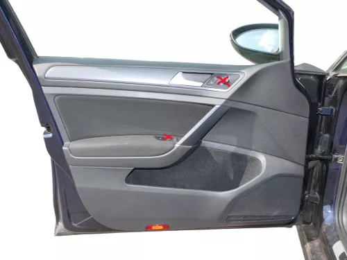 1x VW Golf 7 5G AU Türverkleidung Tür vorne links 4/5-Türer titan schwarz