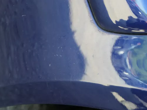 VW Golf 4 Stoßstange vorne Frontstoßstange Stoßfänger blau LB5N SWR -ohne Kappen (185726)