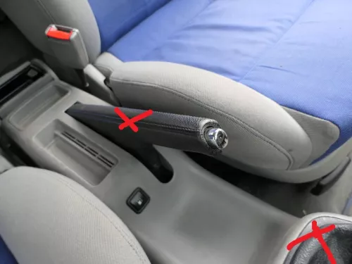 VW Golf 4 Bora Mitteltunnel Aschenbecher hinten Verkleidung grau Becherhalter (185751)