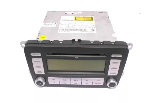 VW Golf 5 Radio CD Player Original RCD500 3C0035195B MP3 mit Code für Wechsler