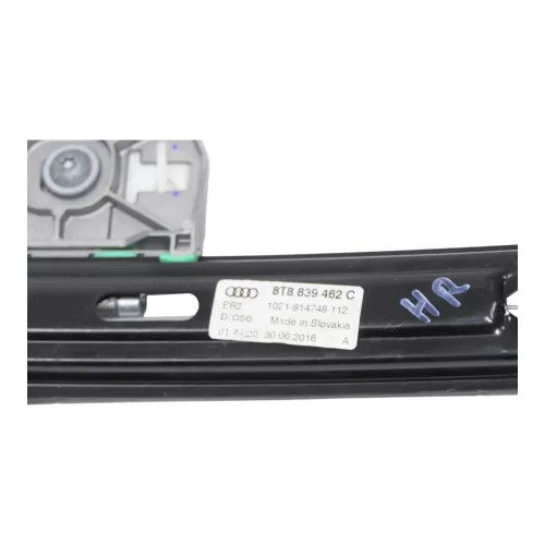 A5 8T elektrischer Fensterheber Gestänge hinten rechts 8T8839462C ORIGINAL NEU (149587)