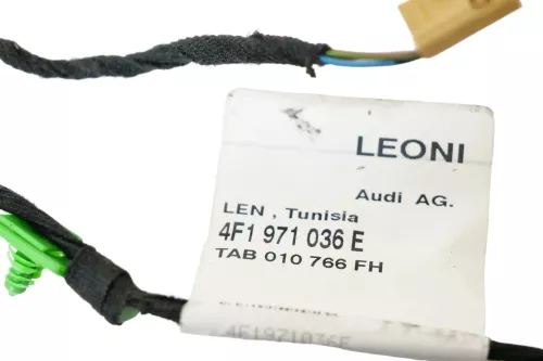 A6 4F Kabelbaum Tür Türkabelbaum ZV vorme rechts Beifahrertür in Türverkleidung (185937)