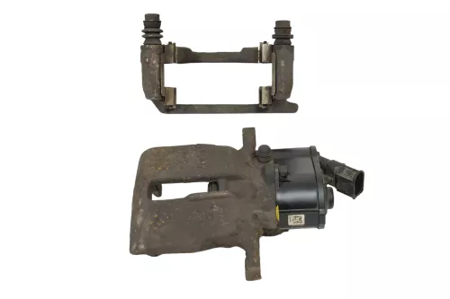 Audi A6 4F Bremssattel Bremszylinder links hinten 4F0615403H elektrisch + Halter