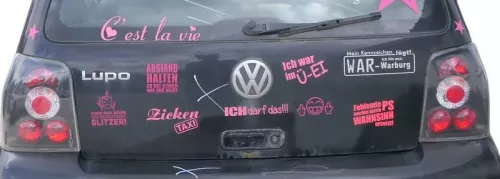 2x VW  Lupo Arosa Rückleuchten Heckleuchten Sport Tuning   E4