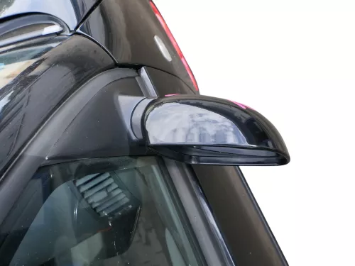 VW Lupo Arosa mechanischer manueller Außenspiegel rechts schwarz L041 (185992)