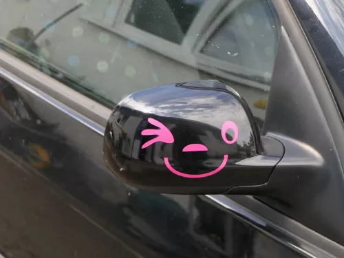 VW Lupo Arosa mechanischer manueller Außenspiegel rechts schwarz L041