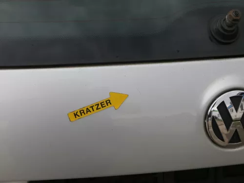 Golf 5 6 Kombi Variant AJ5 hinten Heckklappe mit Scheibe Deckel silvber LA7W (186072)