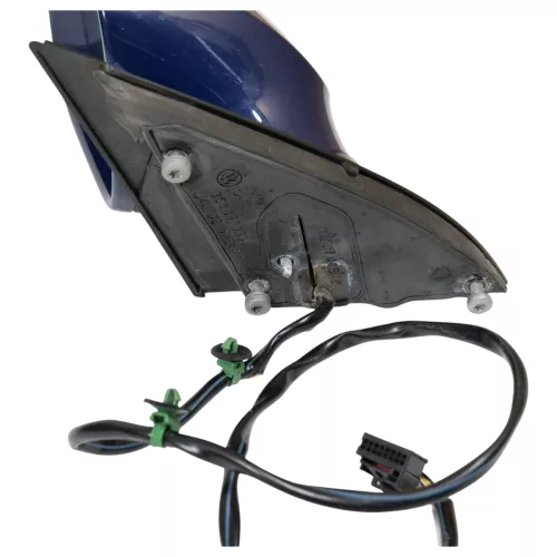 VW Passat 3C elektrischer Spiegel Außenspiegel links mit Glas Blinke blau LA5E (186191)