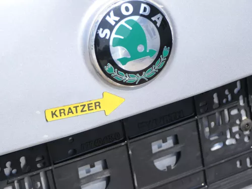 Skoda Roomster 5J Heckklappe hinten Kofferraumklappe mit Scheibe silber (186252)