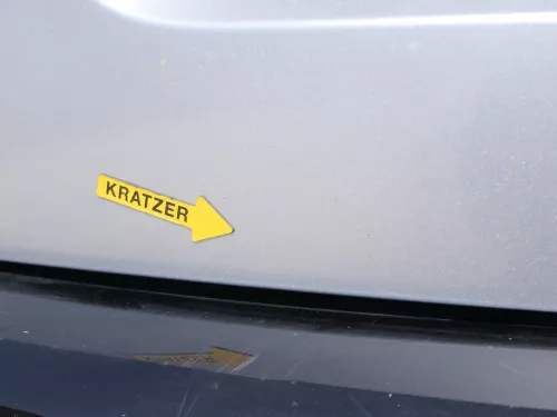 Skoda Roomster 5J Heckklappe hinten Kofferraumklappe mit Scheibe silber (186252)