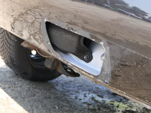 Roomster 5J Stoßstange hinten Heckstoßstange schwarz Einparkhilfe PDC (186253)