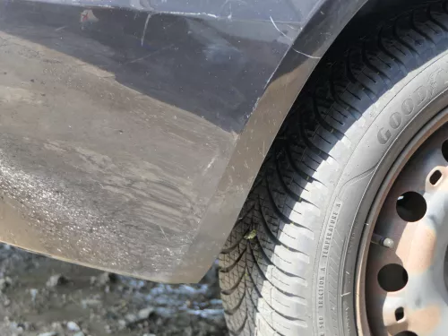 Roomster 5J Stoßstange hinten Heckstoßstange schwarz Einparkhilfe PDC (186253)