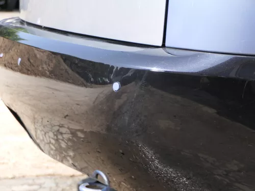 Roomster 5J Stoßstange hinten Heckstoßstange schwarz Einparkhilfe PDC (186253)