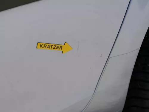 Skoda Roomster 5J Tür hinten links blau LF5Y (ohne Anbauteile - mit Scheibe) (186255)