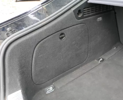A5 Sportback 4/5-Tür Abdeckung Verkleidung Kofferraum hinten links Seite schwarz