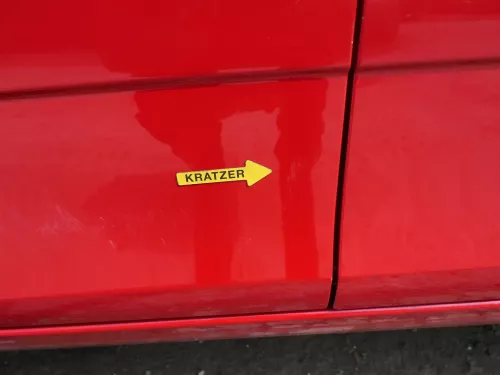 Fabia 5J Kombi + Limo Tür vorne links Fahrertür - rot LF3K -ohne Anbauteile (186437)