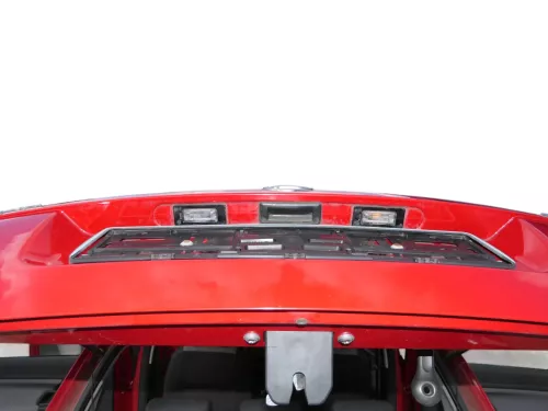 Skoda Fabia 5J Limousine Schrägheck Heckklappe hinten mit Scheibe rot LF3K (186443)