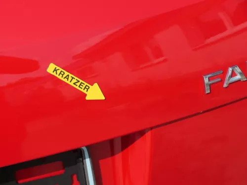 Skoda Fabia 5J Limousine Schrägheck Heckklappe hinten mit Scheibe rot LF3K (186443)