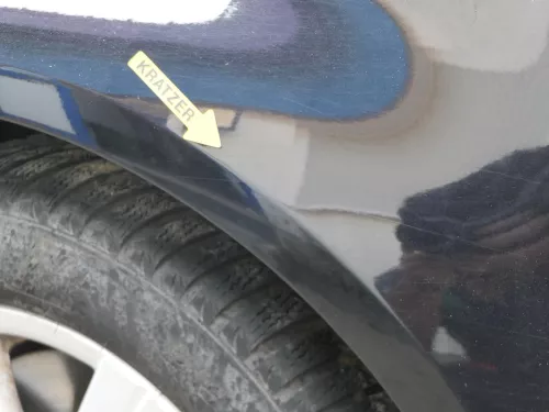 VW Passat 3C Kotflügel vorne rechts schwarz LC9X 3C0821022 (186472)