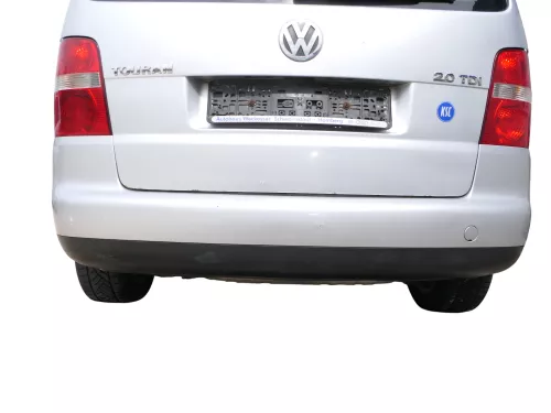VW Touran 1T Stoßstange hinten Heckstoßstange Stoßfänger silber LA7W (186551)