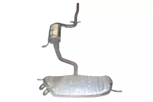 VW Touran 1T Auspuff Endtop + Mittelschalldämpfer Rohr hinten 2,0 TDI AZV BKD CL