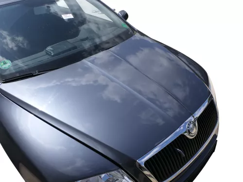 Skoda Octavia 1Z Motorhaube Haube Klappe vorne LF8J grau mit Grill (186577)