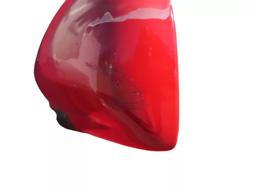 VW Polo 6N elektrisch elektrischer Spiegel Außenspiegel links rot LP3G (186582)