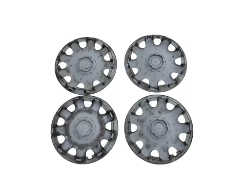 4 Stück Original Skoda Octavia 1Z Radzierkappe Radkappe 15 Zoll 1Z0601147A (186614)