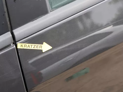 VW Passat 3C Kombi Variant Tür hinten links braun LC8Z -OHNE Anbauteile (186673)