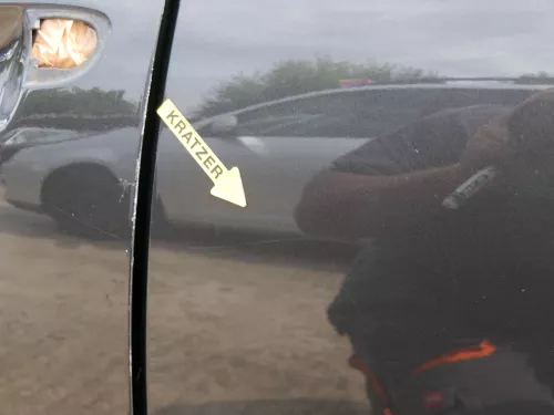 VW Passat 3C Kombi Variant Tür hinten links braun LC8Z -OHNE Anbauteile (186673)