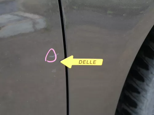 Passat 3C Kombi o. Limo Tür vorne rechts Beifahrer brraun LC8Z ohneAnbauteile (186675)