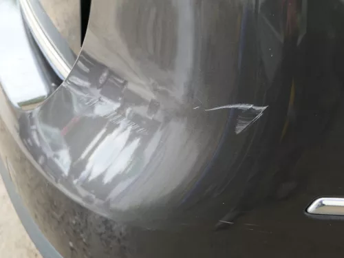 VW Passat 3C Kombi Stoßstange hinten Heckstoßstange Stoßfänger braun LC8Z (186678)