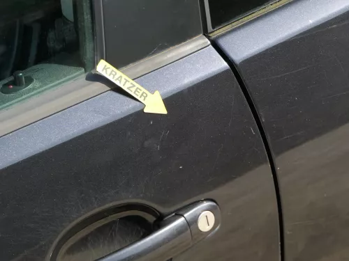 VW Polo 9N 9N3 Tür vorne links Fahrertür 2/3-Türer schwarz LC9Z -ohne Anbauteile (186794)