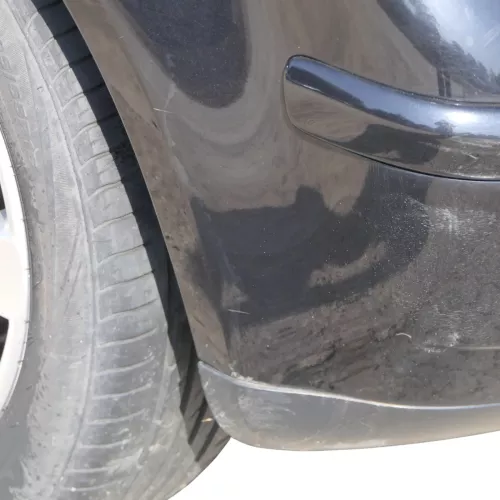 VW Polo 9N 9N3 Stoßstange Heckstoßstange hinten schwarz LC9Z     PDC (186795)
